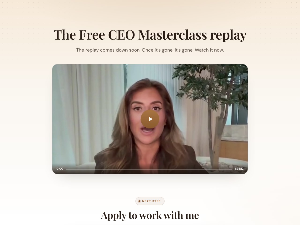 Replay + application preview